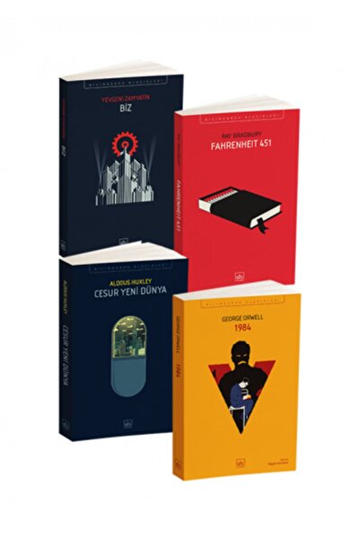 İthaki Yayınları Kara Dörtleme Cesur Yeni Dünya, 1984, Biz, Fahrenheit 451