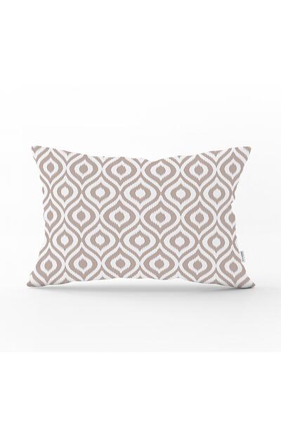 Realhomes Husă de pernă dreptunghiulară cu imprimare digitală cu model Mink I...