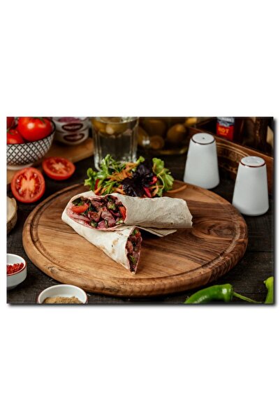 La Vita e Bella Döner Dürüm Kanvas Tablo Ym-1055