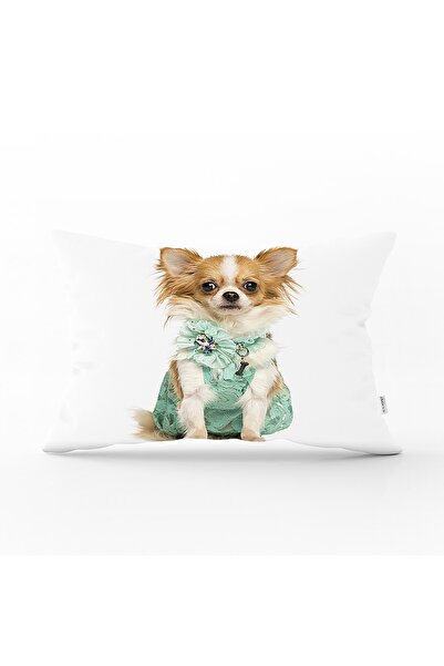 Realhomes Cute Dog, imprimat digital, husă de pernă dreptunghiulară modernă