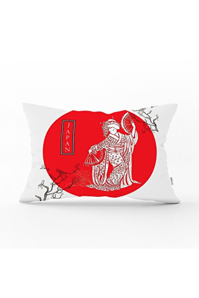 Realhomes Motiv grane drveta, motiv japanske devojke, dekorativna pravougaona...