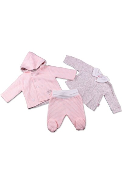 Babydola Baby Dola Somon Renk 3'lü Takım