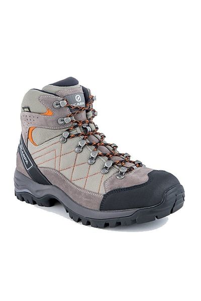 Scarpa Men's Gray Nangpa-La Gtx Quartz-Papaya Boots