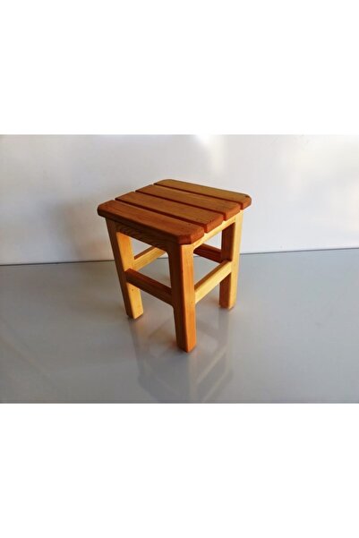 inci mobilya ahşap Ahşap Tabure Doğal Renk
