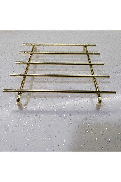 Tiydem Altın Kaplama Gold Nihale, Altlık, Koruma Sehpası, Yanmaz Paslanmaz Do...