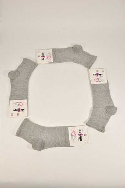 Design Socks Design Cotton Half Booties Socks 12 Pcs