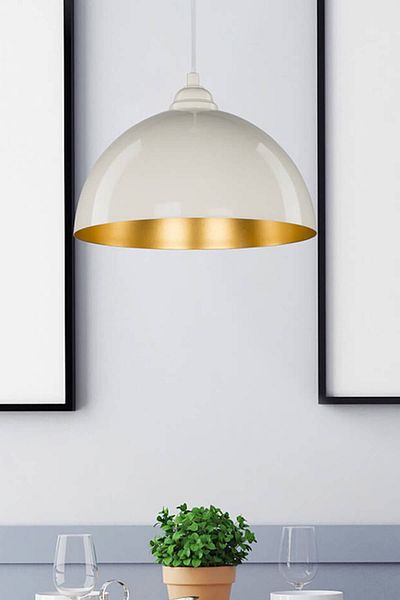 Gloria White Lump Single Pendant Lamp