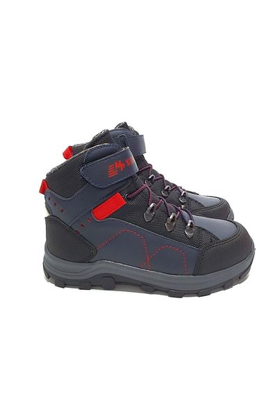 M.P. Unisex Kids Navy Blue Orthopedic Trekking Boots 34