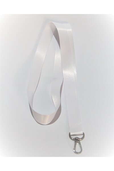lanyards Boyun Askı Ipi Beyaz