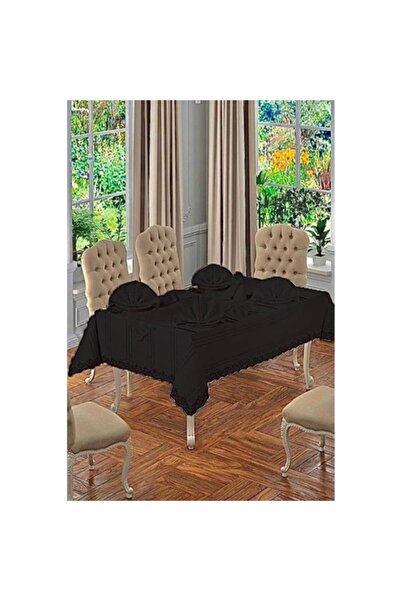 Ceki Home Set de huse de masă neagră de 26 piese