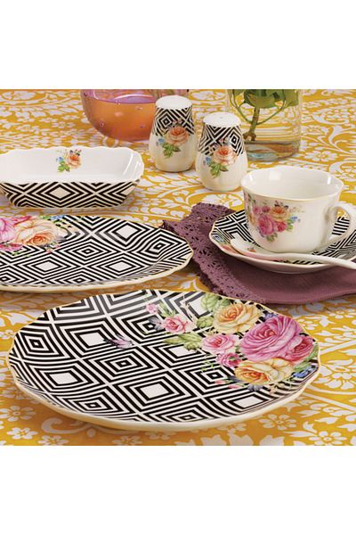 Emsan Daisy Rose Breakfast Set for 6 People - 32 Pieces