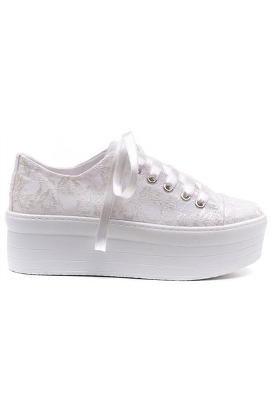 Ayakkabı Tutkusu Stilo ® Women's White Bridal Shoes
