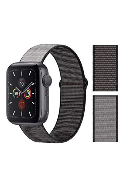 UnDePlus Apple Watch 38mm 40mm 41mm 1/2/3/4/5/6/se/se2/7/8/9 Spor Loop Hasır ...