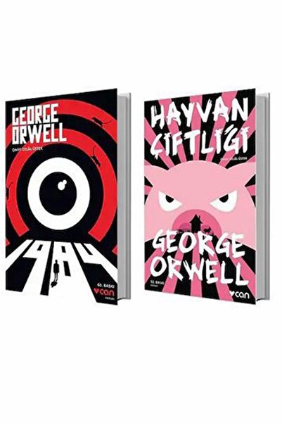 Can Yayınları Hayvan Çiftliği + 1984 - George Orwell 2 Kitap Set