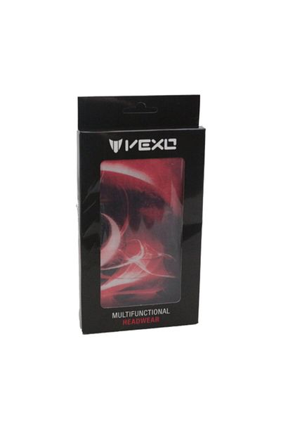 Vexo Red Patterned Bandana