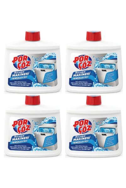 Porçöz Bulaşık Makine Temizleyici 250 ml X4 Adet
