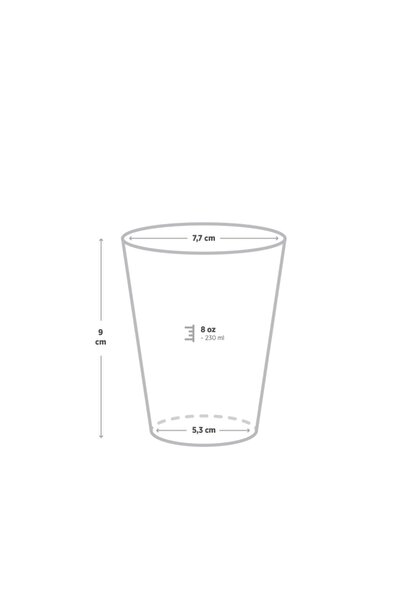Miopack Kalın Siyah Kapaklı Karton Kağıt Bardak 8oz Ekstra 230 ml 100 Adet