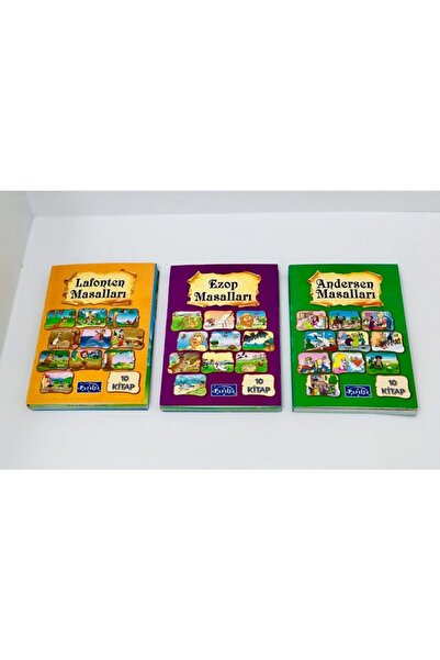 Parıltı Yayıncılık 1.sınıf Dünya Çocuk Klasikleri 30 Kitap Set Lafonten -ezop...