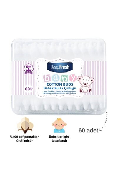 Deep Fresh Bebek Kulak Çubugu 60'lı