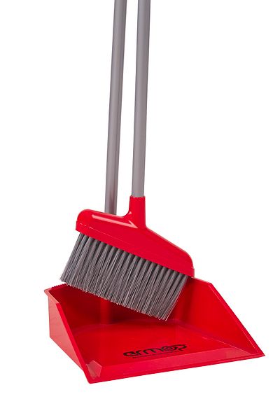 Ermop Dustpan Vacuum Cleaner Practical Dust Collection in Red Color