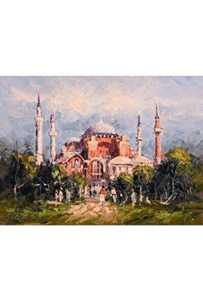 Genel Markalar Ayasofya Sayılarla Boyama Seti Çerçeveli Kasnaklı 40x50 cm