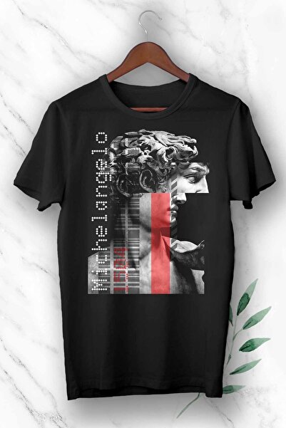 perseusshopping Tricou unisex cu imprimeu Statuia lui David Mitologie