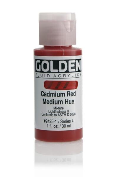 Golden Fluıd Acrylıc 30 Ml Seri 4 Cadmıum Red Medıum