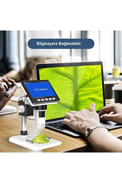 Triline 1000x Dijital 1080p 4.3 Inç Lcd Ekranlı Usb Hd Mikroskop