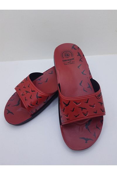 GEZER Women's Red Slippers