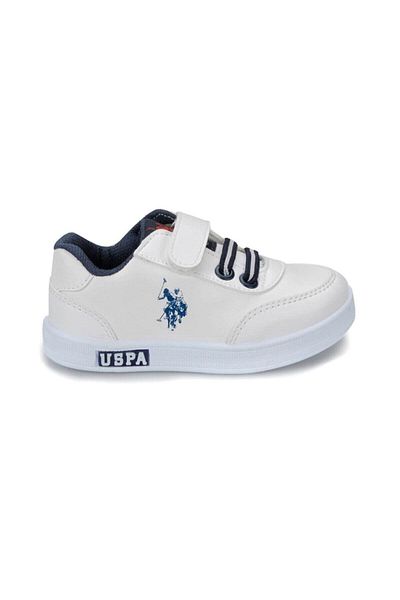 U.S. Polo Assn. Pantofort alb unisex pentru copii CAMERON 100241648