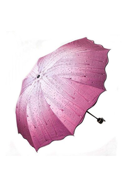 Marlux Lüx Kırılmaz Özellikli Bayan Taşıma Yağmur Damla Desenli