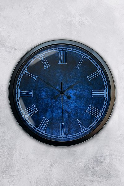 Kasva Concept Gift 40 cm Black Metal Fantastic Wall Clock