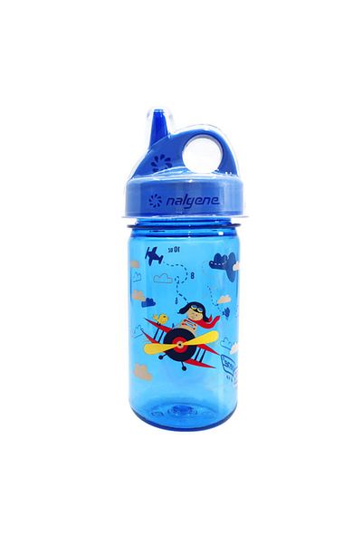 NALGENE Blue Airplane Tritan Drinker for 12oz Grip-N-Gulp - Nal2182