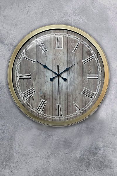 Kasva Concept 40 cm Tumbled Metal the Wall Wall Clock