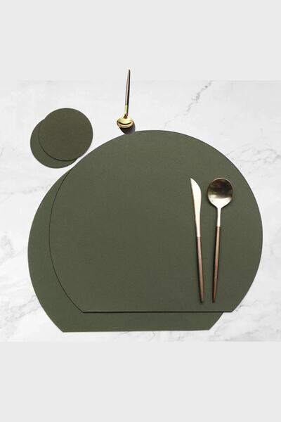 Esafe Home فيلوكس جولة الجلود الخدمة الأمريكية 6 أشخاص 12 قطعة