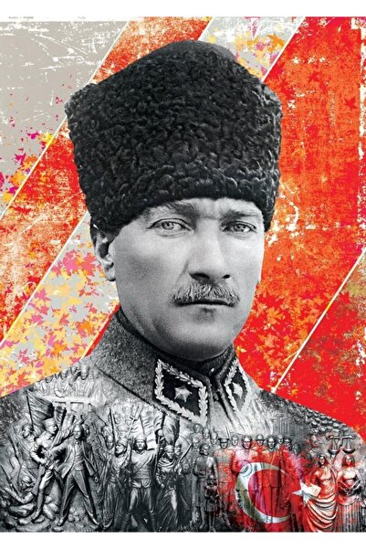 İmpivo Ahşap 1000 Parça Atatürk Puzzle