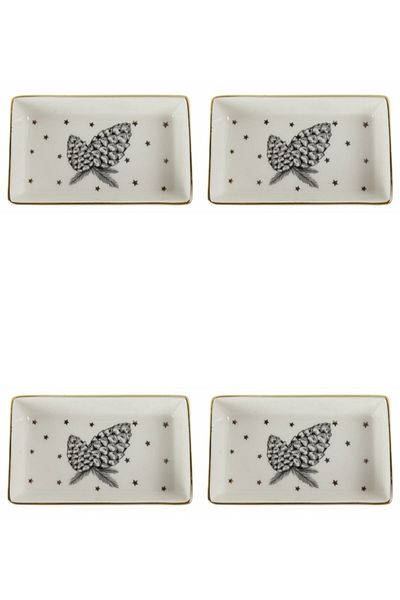 Porland Forest Breakfast & Appetizer Plate 11cm Set of 4