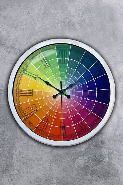 Kasva Concept 40 cm White Metal New Color Wall Clock