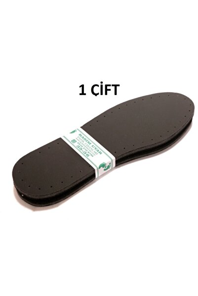 Rasim Uyar 1 Çift Siyah Üç Katmanlı Patik Tabanı suni Deri-eva-keçe