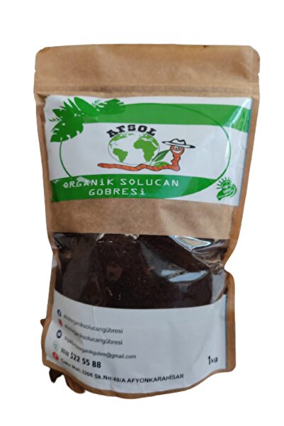 AFSOL Solucan Gübresi Organik 1 Kg