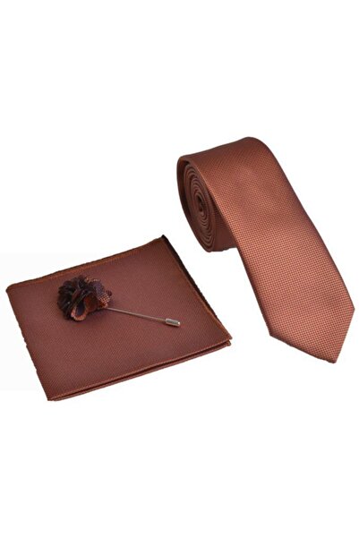 Brianze Чоловічий комплект з краватки, хустки та квітки для коміра