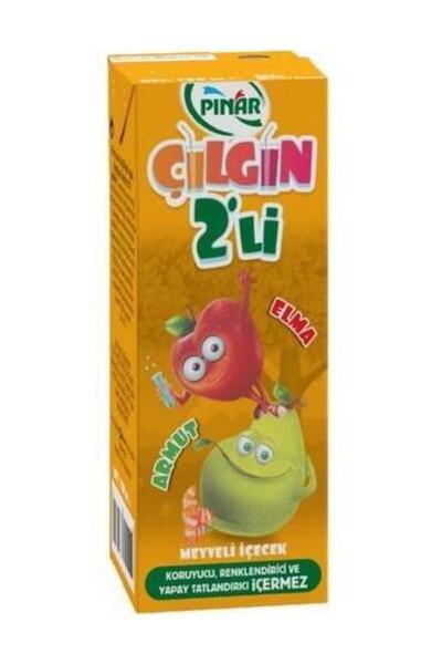 Pınar Çılgın İkili Armutlu Elmalı Meyve suyu 200 ml