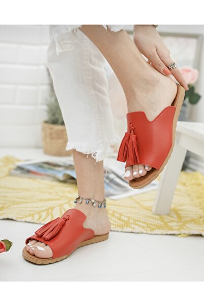 YILDIZ Women's Tassel Slippers