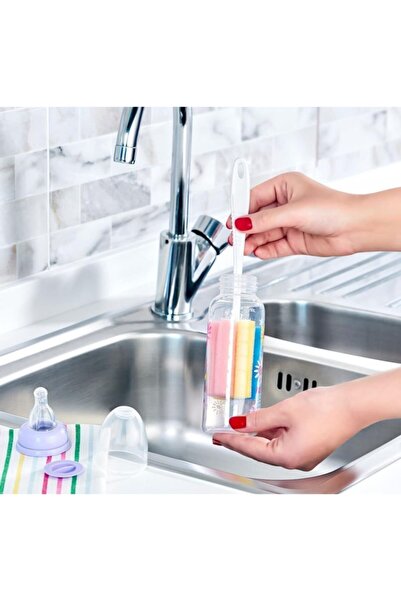 fafatara Renkli Biberon Temizleme Fırçası Çok Amaçlı Şişe Bardak Yıkama Fırçası