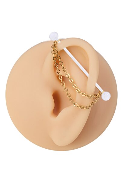 TakıConcept Köprü Piercing Altın