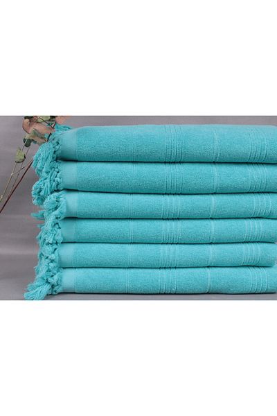Kayra Export بيشتيمال تركواز 90x180 سم قطن بيشتيمال
