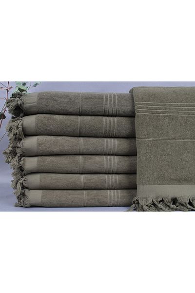 Kayra Export بيشتيمال كاكي أخضر قطن عضوي بيشتيمال 90x180 سم قطن بيشتيمال هدية الذكرى السنوية
