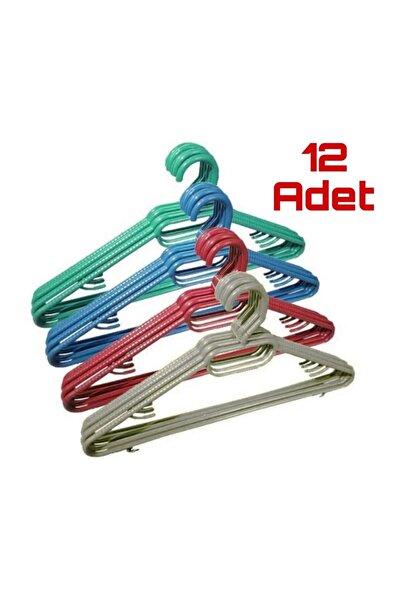 MFS Umerașe din plastic pentru haine (12 bucăți)