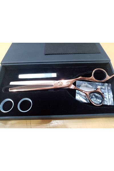 Della Hairdresser Hair Cutting Intermediate Scissors Bk101cp 6.5