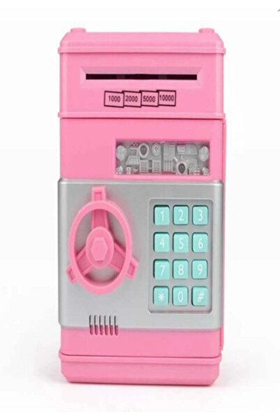 ELBA Şifreli Kasa Atm Elektronik Kumbara-pembe